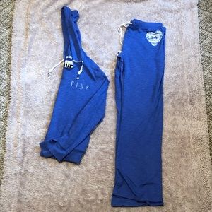 PINK sweatshirt and sweatpants bundle